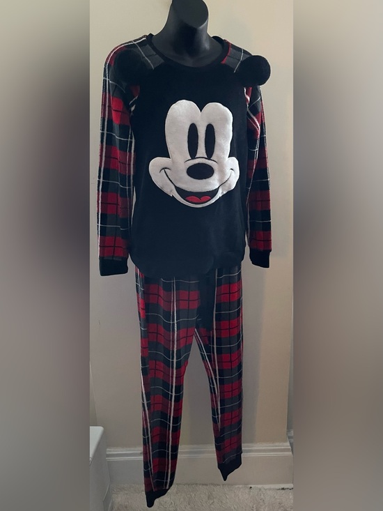 Disney Other - Disney Mickey Mouse Plaid 2pc Sleepwear Size Small